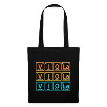 Viola - periodic table - Tote Bag - black - Front