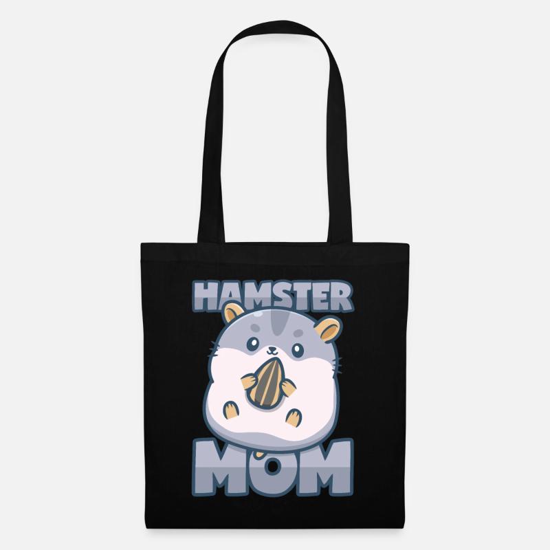 Hamster Mama - Stoffbeutel - Schwarz