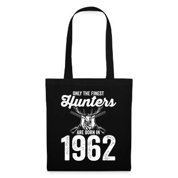 Seuls les meilleurs chasseurs sont nés en 1962 - Jäger - Sac en tissu - noir - Devant