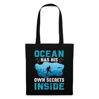 Ocean a ses propres secrets de plongée - Sac en tissu - noir - Devant