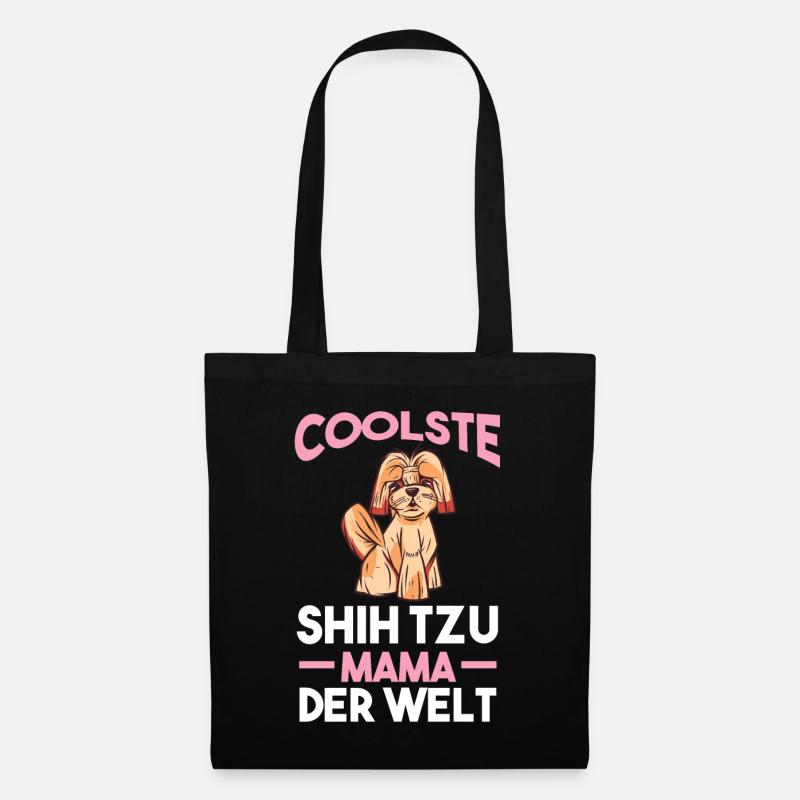 Shih Tzu Shih Tzu Mama - Stoffbeutel - Schwarz