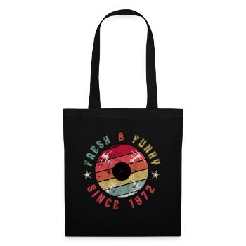 1972 Year of birth Vintage - Tote Bag - black - Front