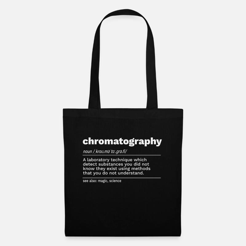 High performance liquid chromatography definition - Stoffbeutel - Schwarz