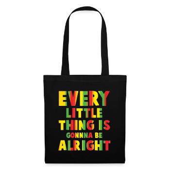 Reggae - Sac en tissu - noir - Devant