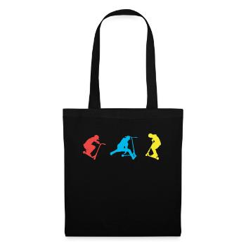 Trottinette - Sac en tissu - noir - Devant