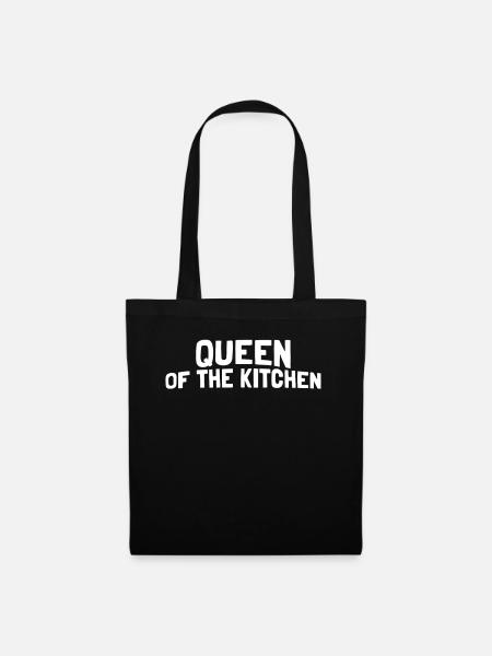 Queen of the Kitchen - Stoffbeutel - Schwarz