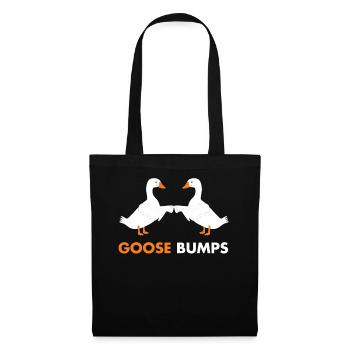 GOOSE Bumps Funny Geese Pun GooseBumps - Sac en tissu - noir - Devant
