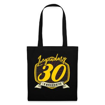Légende du 30e anniversaire Légendaire 30 ans - Sac en tissu - noir - Devant