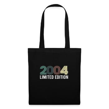 Vintage Limited Edition 2004 Birthday Birth Year - Tote Bag - black - Front