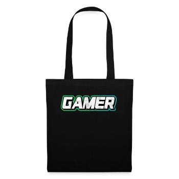 Gamer - Stoffbeutel - Schwarz - Vorne