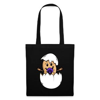 Peanut Baby Parental Leave Parents Pregnant Birth Egg - Tote Bag - black - Front