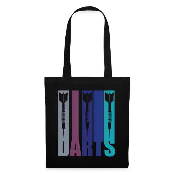 Darts Gift - Darts - Tote Bag - black - Front