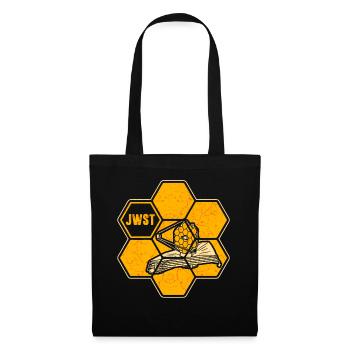 Télescope spatial James Webb - Sac en tissu - noir - Devant