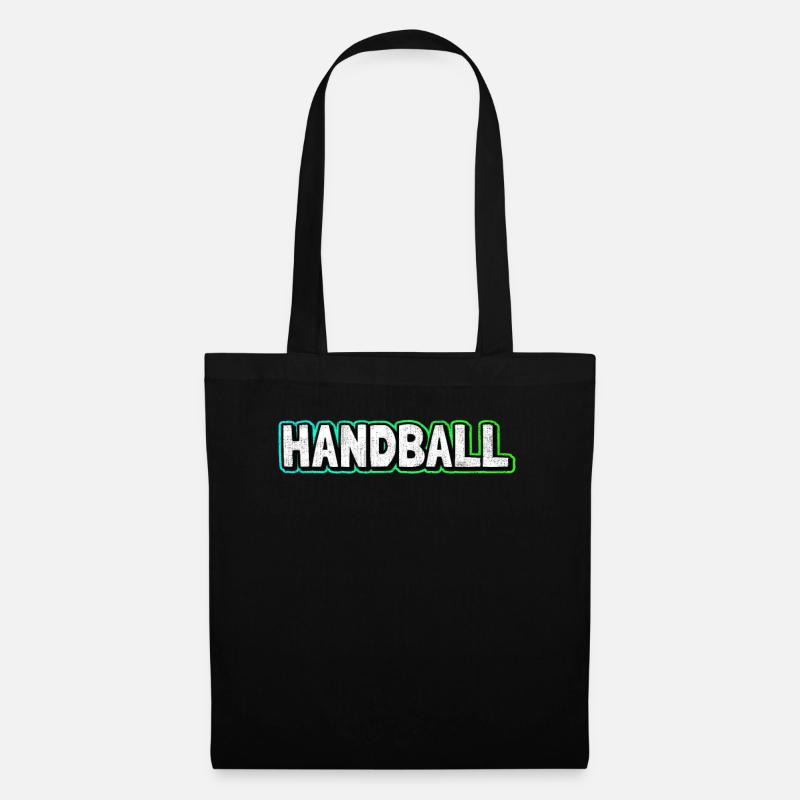 Handball - Stoffbeutel - Schwarz