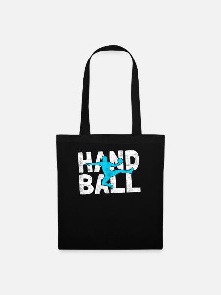Handball - Stoffbeutel - Schwarz