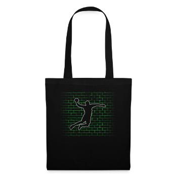 handball - Sac en tissu - noir - Devant