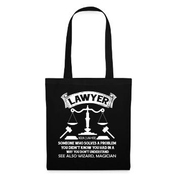 Lawyer Lawyer Definition - Tote Bag - black - Front