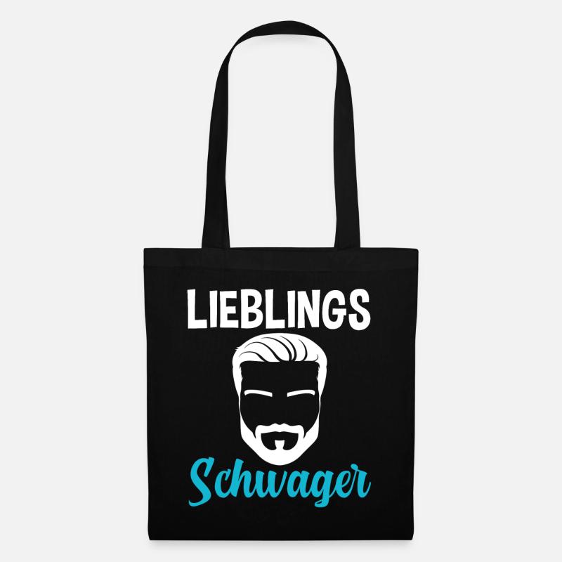 Lieblings Schwager - Stoffbeutel - Schwarz