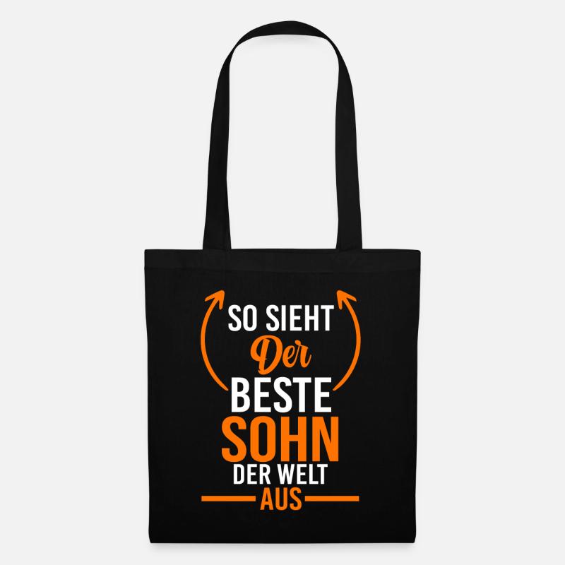 Bester Sohn - Stoffbeutel - Schwarz