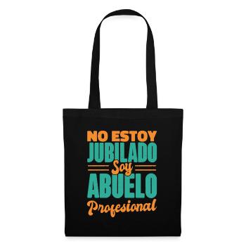 Je ne suis pas retraité Je suis un grand-parent - Sac en tissu - noir - Devant
