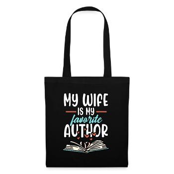 Husband My Wife Is My Favorite Author Novel Story - Tote Bag - black - Front