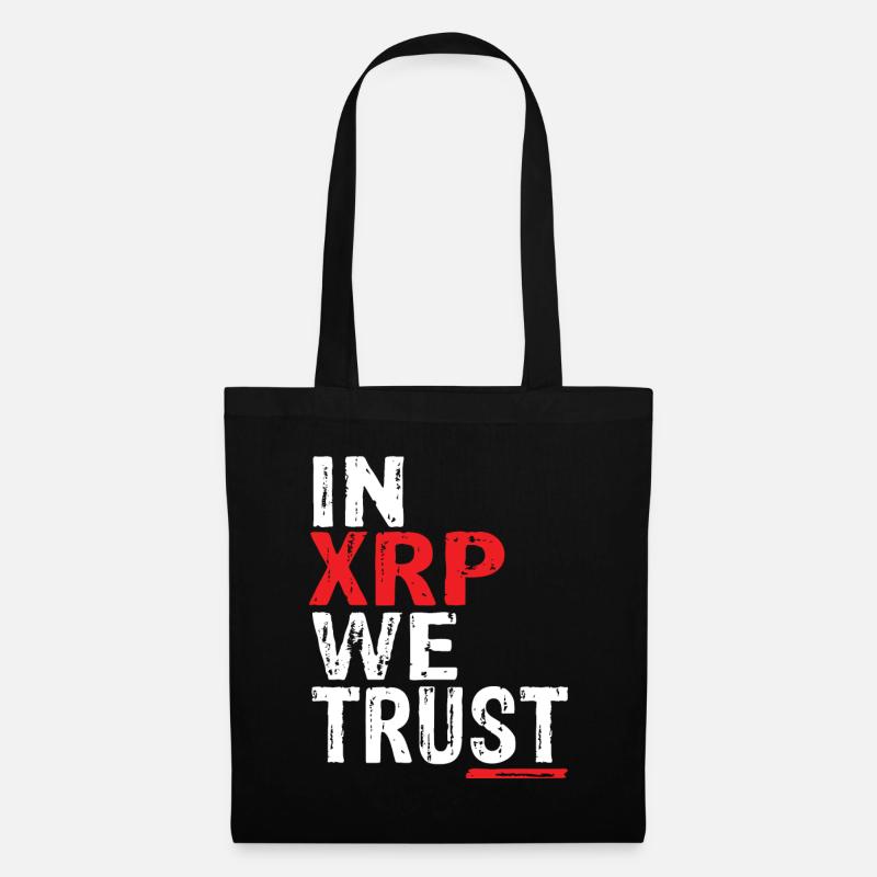 In Xrp We Trust - Stoffbeutel - Schwarz