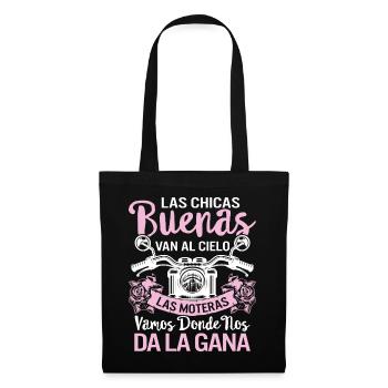 Las Chicas Buenas Van Al Cielo Las Moteras Vamos - Sac en tissu - noir - Devant