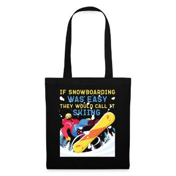 Snowboarding Snowboard If - Tote Bag - black - Front