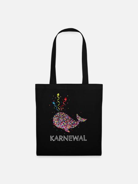 Karneval Kostüm Kostümersatz Fasching - Stoffbeutel - Schwarz