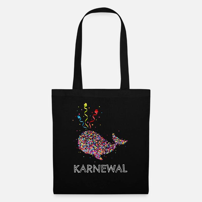 Karneval Kostüm Kostümersatz Fasching - Stoffbeutel - Schwarz