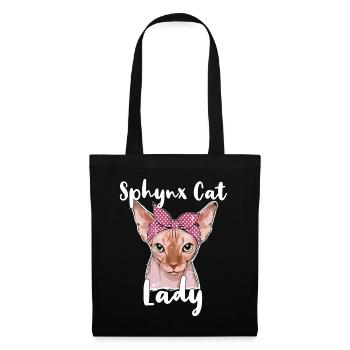 Sphynx Cat Lady Sphynx Cat - Tote Bag - black - Front