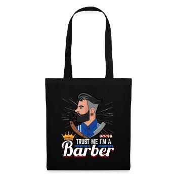 Coiffeur Faites-moi confiance, je suis un coiffeur - Sac en tissu - noir - Devant