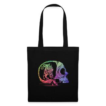 Hockey sur glace Hockey sur glace Skull Hockey sur glace - Sac en tissu - noir - Devant