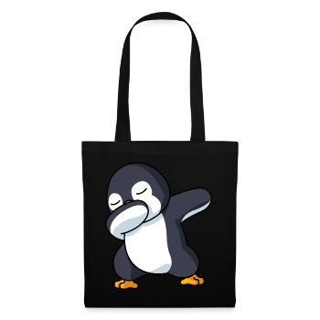 Dabbing Pinguin Pinguin Dab Pinguin Kostüm Jungen - Stoffbeutel - Schwarz - Vorne