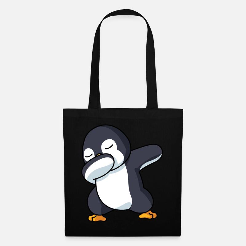 Dabbing Pinguin Pinguin Dab Pinguin Kostüm Jungen - Stoffbeutel - Schwarz