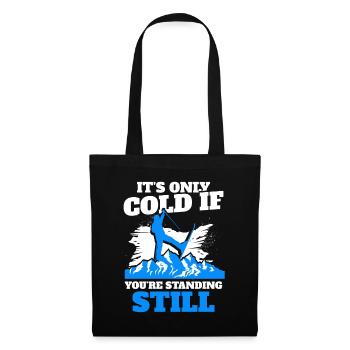 Skiing Ski skiers - Tote Bag - black - Front