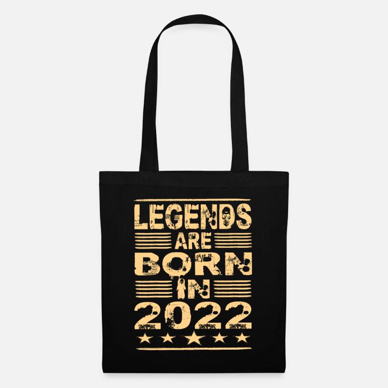 Les légendes naîtront en 2022 - Sac en tissu - noir