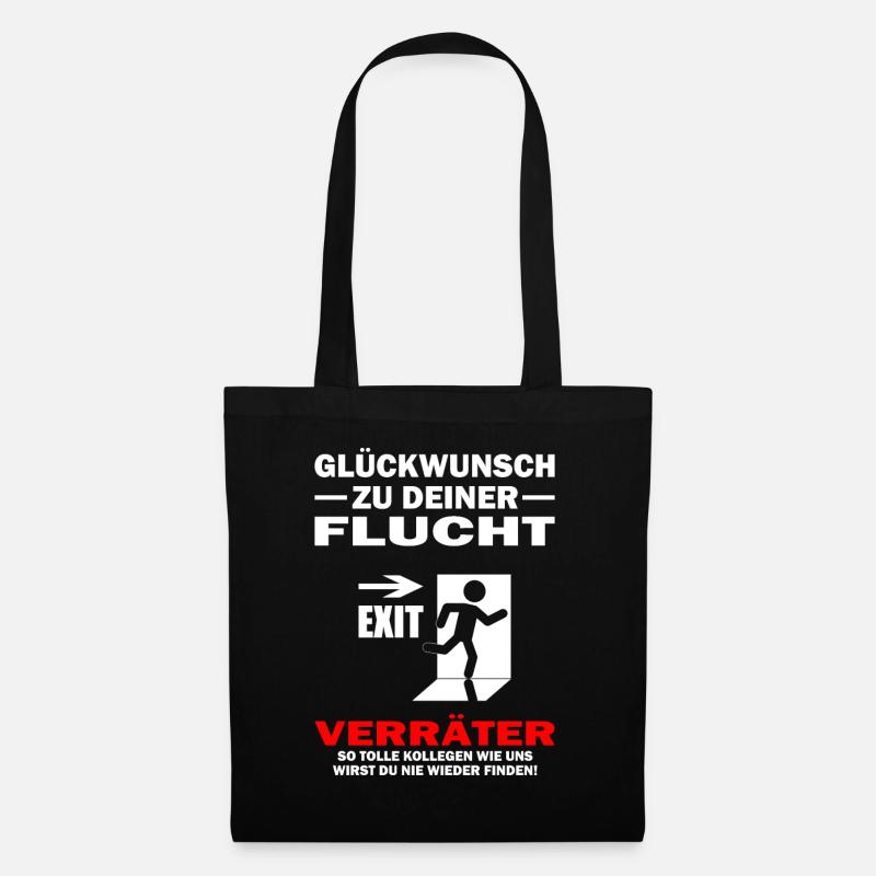 Alles Gute Verräter - Jobwechsel Abschiedsgeschenk - Stoffbeutel - Schwarz