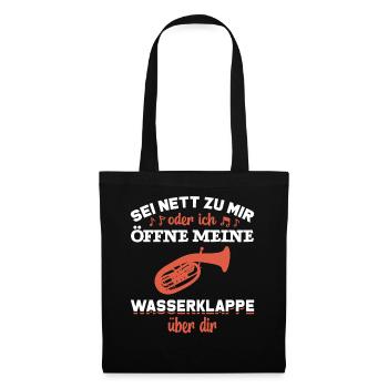 Tenorhorn - Stoffbeutel - Schwarz - Vorne
