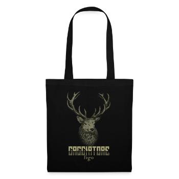 cacciatore figo caccia con cervo - Tote Bag - black - Front