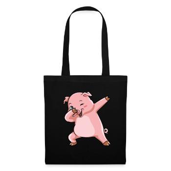 Dabbing Pig Winner Sow - Tote Bag - black - Front