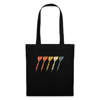 Dart Arrows Funny Dart Player - Tote Bag - black - Front