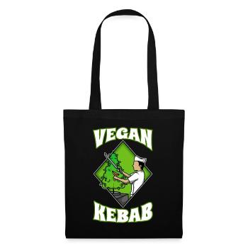Vegan Kebab Weed - Stoffbeutel - Schwarz - Vorne