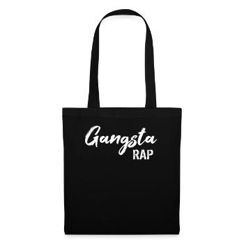 Gangster Rap - Sac en tissu - noir - Devant