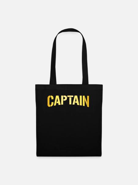 Kapitän Captain - Stoffbeutel - Schwarz