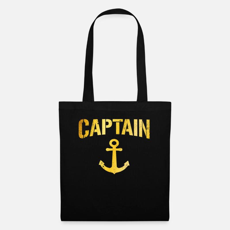 Kapitän Captain - Stoffbeutel - Schwarz