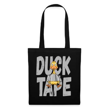 Ruban adhésif de canard pour hommes et femmes - Sac en tissu - noir - Devant