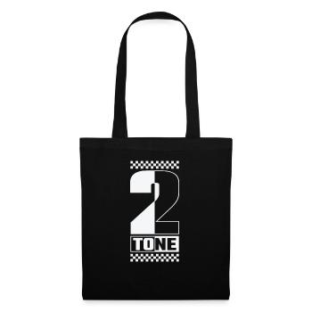 Ska Musik 2-Tone Swing Jazz Musikstil - Stoffbeutel - Schwarz - Vorne
