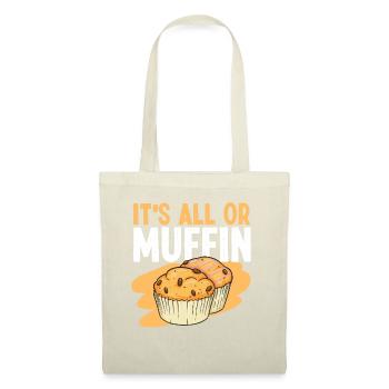 Cuire au four Muffin Pun C’est tout ou - Sac en tissu - nature - Devant