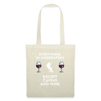 Caving And Wine - Tote Bag - nature - Front